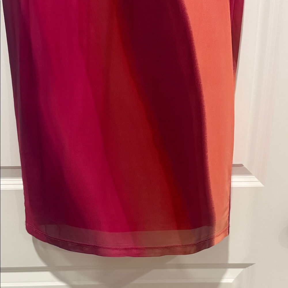 GB Girls Red and Orange Pencil Skirt - Picture 3 of 5